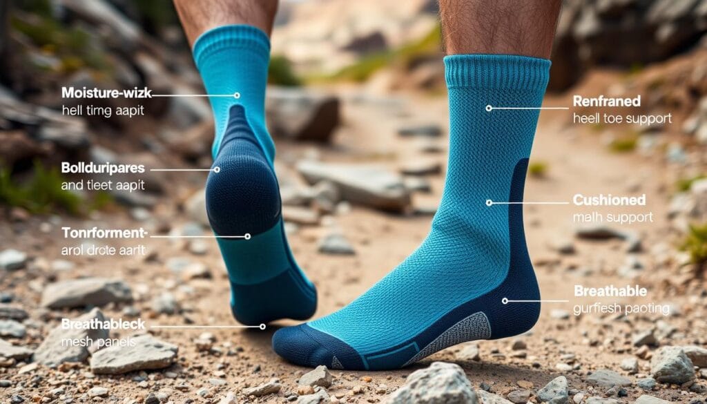 Chaussettes de randonnée techniques