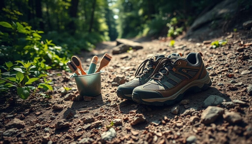 entretien chaussures randonnée