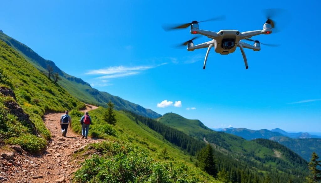 Impact environnemental des drones en randonnée