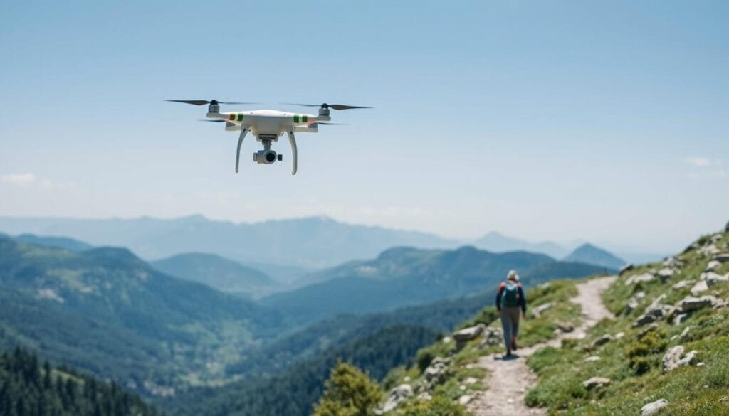 Réglementation des drones en randonnée
