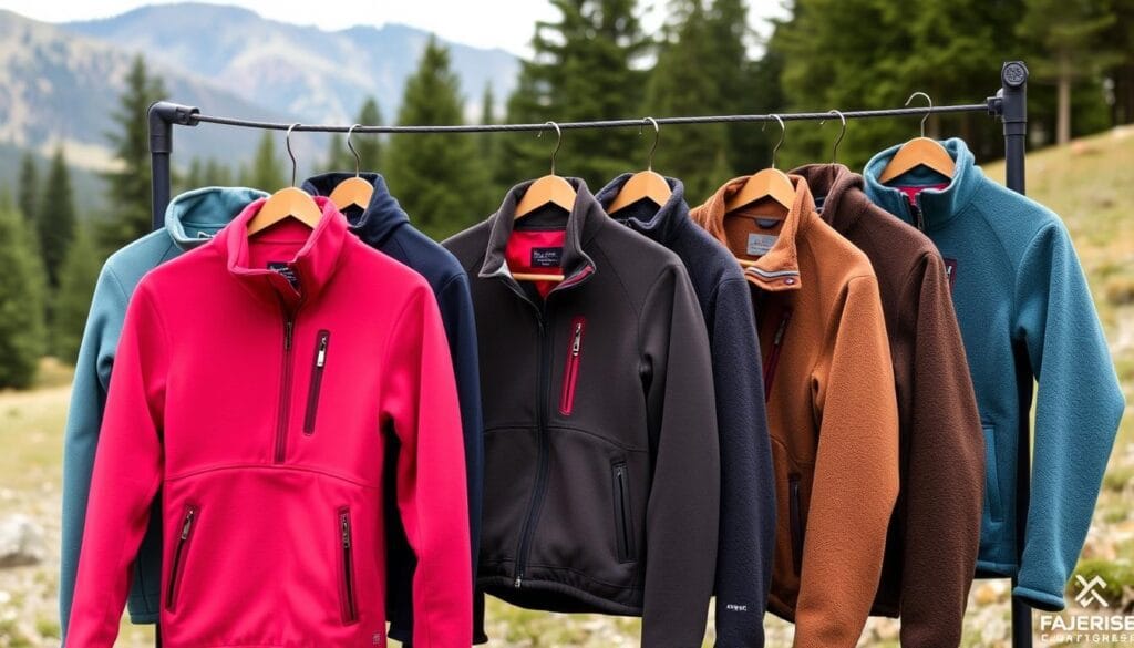 Vestes polaires de randonnée comparées